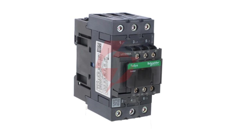 TeSys Deca Stycznik mocy 50A 3P 110V AC 1Z 1R (EVK) LC1D50AF7