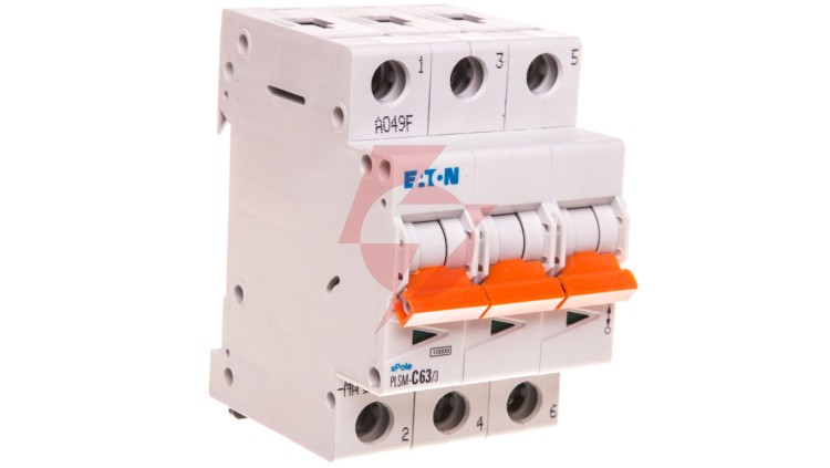 Wyłącznik nadprądowy 3P C 63A 10kA AC PLSM-C63/3-MW 242480