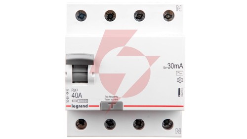 Wyłącznik różnicowoprądowy 4P 40A 0,03A typ AC P304 RX3 402063