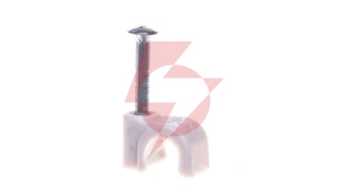 Uchwyt do kabli ISO 5mm z gwoździem 2x18mm 2005 18 LGR 2227347 /100szt./