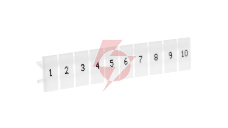 Oznacznik do złączek EZU-5/1-10 biały R34RR-07060001210 /100szt./