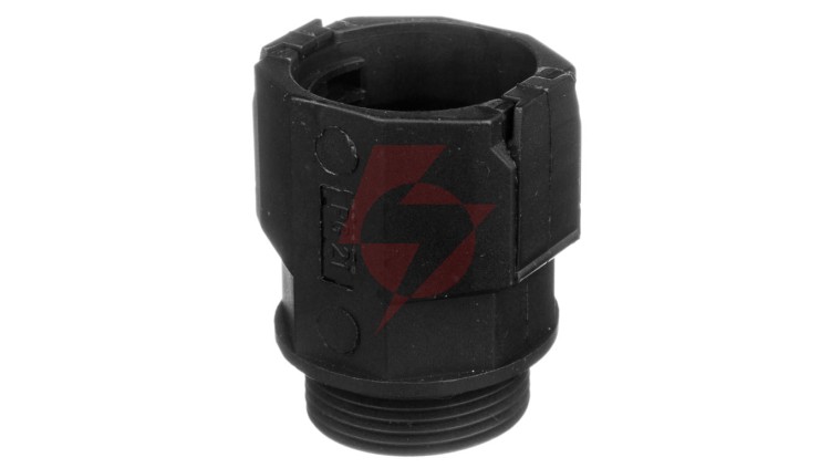 Dławnica poliamidowa do rur ochronnych PG21 IP54 czarna FD 21 BK E03DK-07040101501