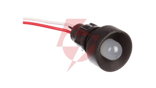 Lampka sygnalizacyjna LED 10mm biała Klp10W/24V 84410006