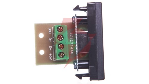 Simon Connect Gniazdo K45/2 USB typu A czarny K128B/14