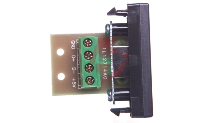 Simon Connect Gniazdo K45/2 USB typu A czarny K128B/14