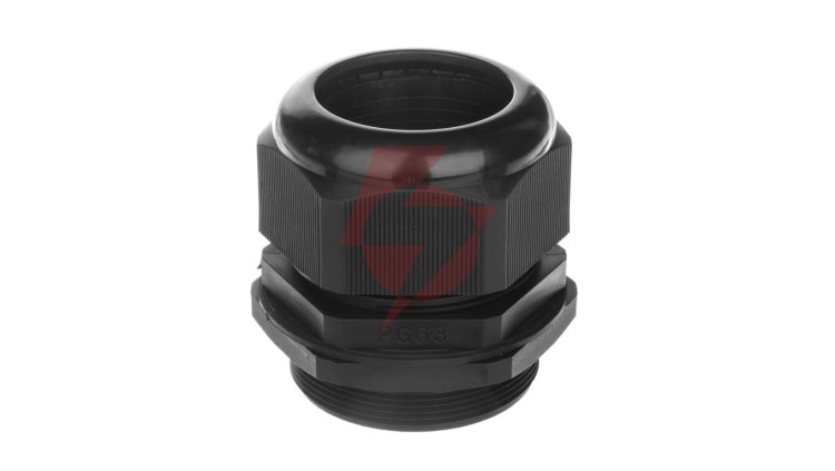 Dławnica kablowa poliamidowa PG63 IP68 DP 63/H BK czarna E03DK-01030301001