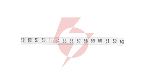 Oznacznik DK2/Z6 /51-60/ biały 89206006 /100szt./