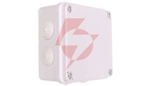Puszka hermetyczna natynkowa 108x108x56mm IP44 biała PH-1A.3B 28.131