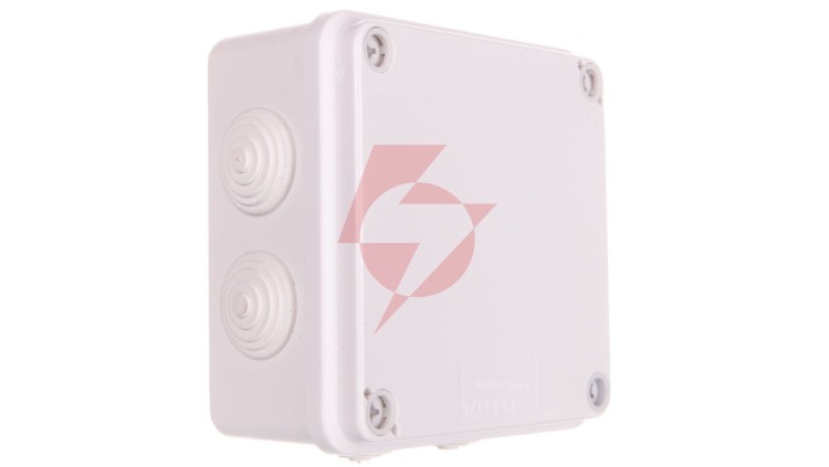 Puszka hermetyczna natynkowa 108x108x56mm IP44 biała PH-1A.3B 28.131