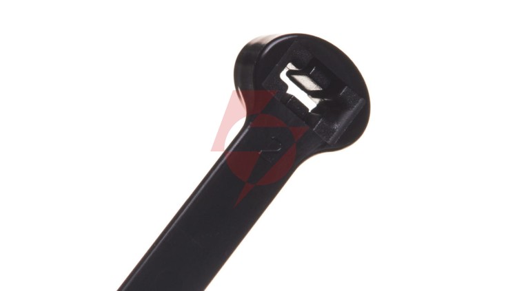 Opaska kablowa 220x7,5 czarna UV 2-LOCK zęby stalowe BMTN2275 /100szt./