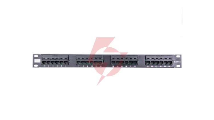 Patch Panel 19 cali 24 Port cat 5e UTP 19-0011
