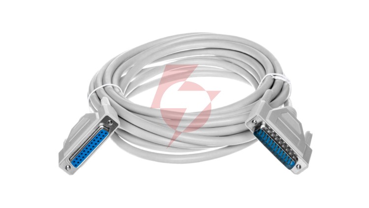 Kabel przedłużający LPT 1:1 Typ DSUB25/DSUB25, M/Ż beżowy 5m AK-610201-050-E