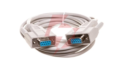 Kabel połączeniowy RS232 1:1 Typ DSUB9/DSUB9, Ż/Ż beżowy 3m AK-610106-030-E