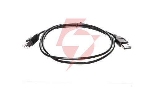 Kabel połączeniowy USB 2.0 Typ USB A/USB B, M/M czarny 1m AK-300102-010-S