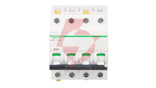 Wyłącznik nadprądowy 4P C 25A 10kA AC iC60H-C25-4 Acti9 A9F07425