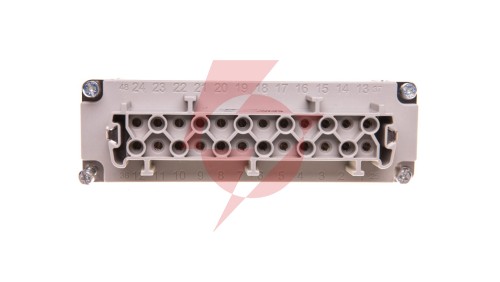 Wklad złącza 24P+PE żeński 16A 500V EPIC H-BE 24 BS 10197100