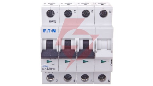 Wyłącznik nadprądowy 3P+N C 10A 15kA AC FAZ C10/3N 278971