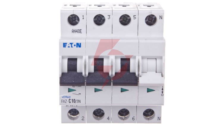 Wyłącznik nadprądowy 3P+N C 10A 15kA AC FAZ C10/3N 278971