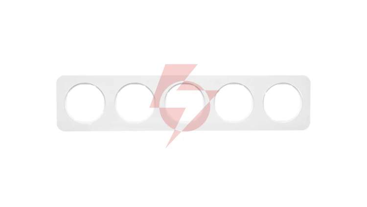 Berker R.1 Ramka pięciokrotna IP20 biała 10152189