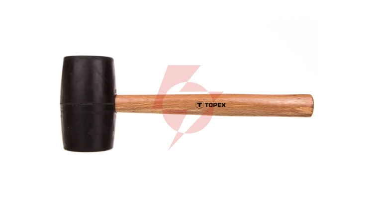 Młotek gumowy 680g śr. 63mm trzonek drewniany 02A345