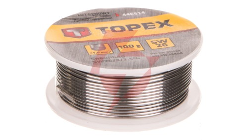 Lut cynowy 60 Sn drut 1,0mm 100g 44E514