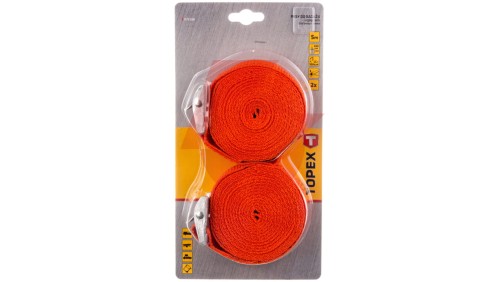 Pas do bagażu 5m x 25mm pomarańczowy 97X184 /2szt./