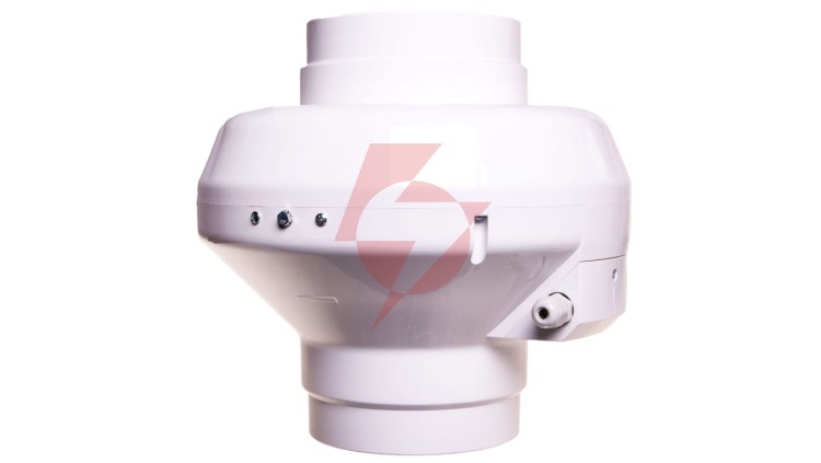 Wentylator kanałowy odśrodkowy fi 150 230V 80W 460m3/h 46dB biały VK150