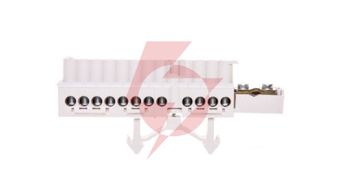 Listwa zaciskowa na szynę 1x25 + 12x16mm2 Cu biała Mi NK 14 HPL2000337