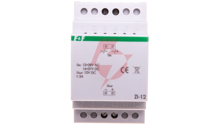 Stabilizator impulsowy 12V DC 3A TYP ZI-12