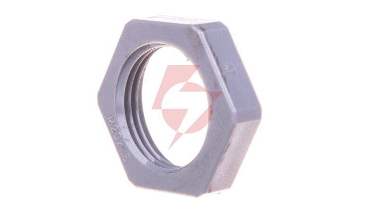 Nakrętka poliamidowa M20 srebrnoszara 116 M20 SGR PA 2048779 /100szt./