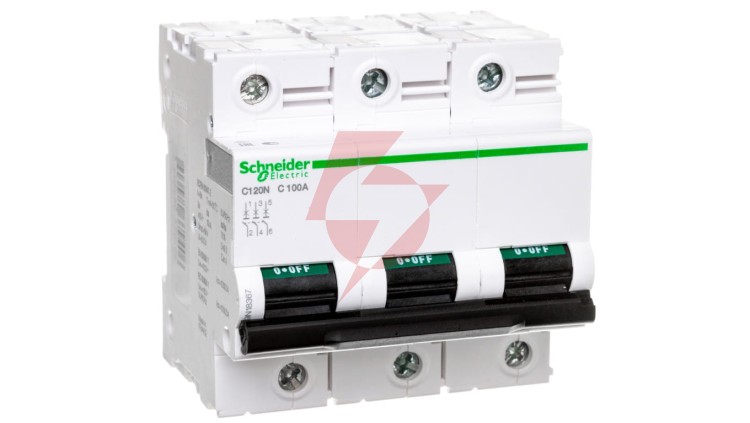 Wyłącznik nadprądowy 3P C 100A 10kA AC C120N Acti9 A9N18367