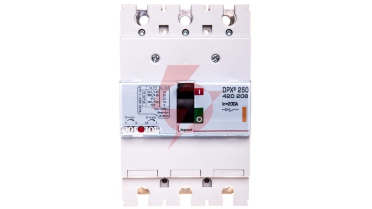Wyłącznik mocy 3P 200A 25kA DPX3 250 420208