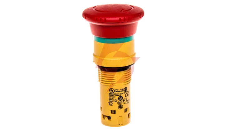 Przycisk bezpieczeństwa 22mm 2R IP54 przez obrót XB7NS8444