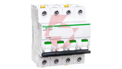 Wyłącznik nadprądowy 4P C 50A 6kA AC iC60N-C50-4 Acti9 A9F04450