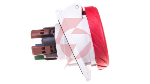 Gniazdo tablicowe 5P 16A 400V czerwone IP67 PKY16F735