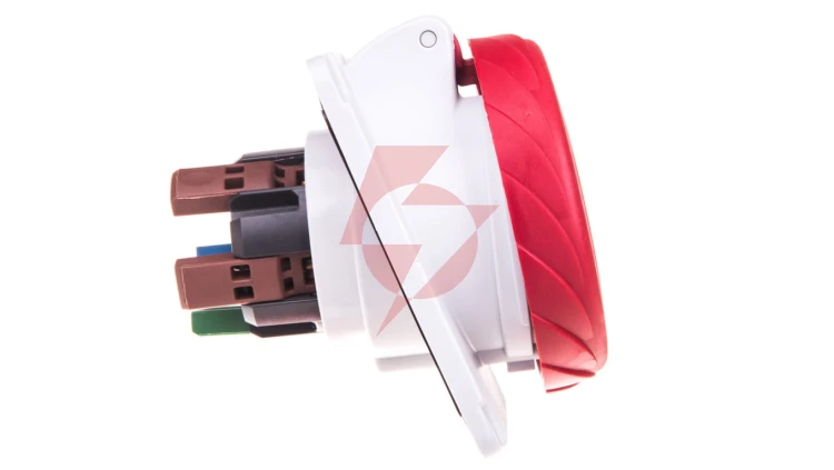 Gniazdo tablicowe 5P 16A 400V czerwone IP67 PKY16F735