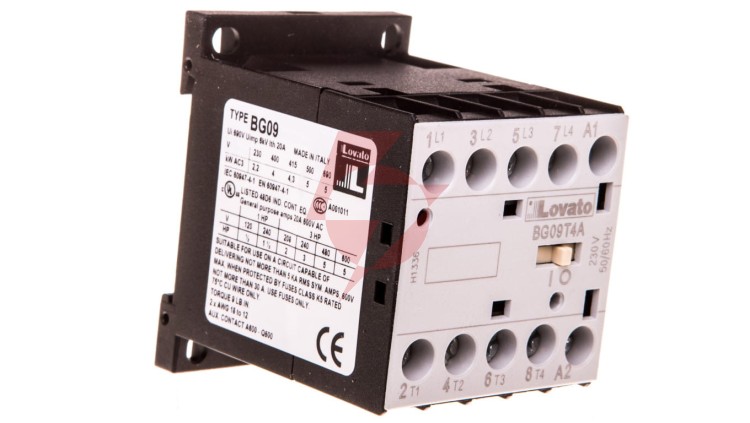 Stycznik mocy 4P, 20A AC1, cewka 230VAC 11BG09T4A230