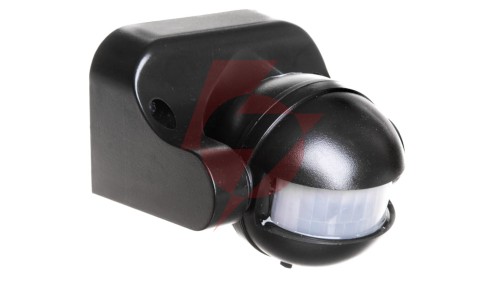 Czujnik ruchu 1200W 180 stopni IP44 czarny 5 lat gwarancji OR-CR-201/B