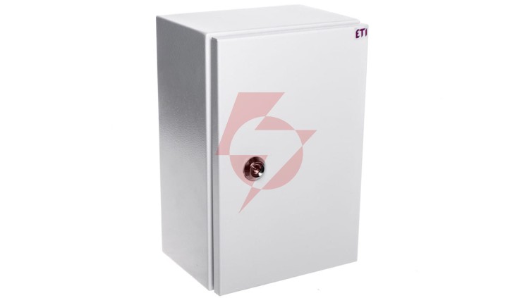Obudowa metalowa 300x200x150mm IP66 z płytą ETIBOX GT 30-20-15 001102101