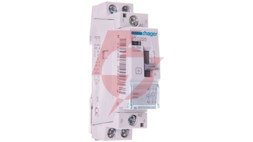 Stycznik taryfowy ze sterowaniem ręcznym 25A 2Z 0R 230V AC ETC225