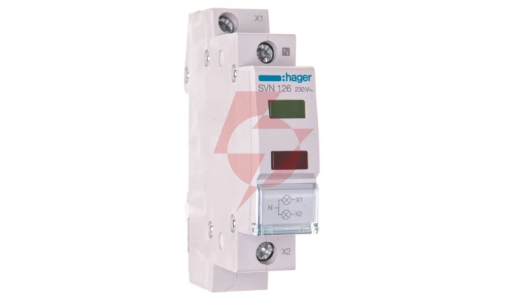 Lampka modułowa 3-fazowa zielona/czerwona 230V AC SVN126