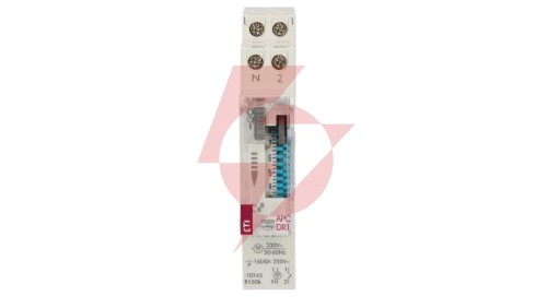 Zegar sterujący analogowy 1-kanałowy 16A 230V AC dobowy z rezerwą min. 100h APC-DR1 002472002