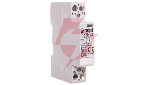 Stycznik modułowy 20A 0Z 2R 24V AC RIK20-02-24 2608179
