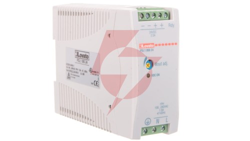 Zasilacz impulsowy 24VDC 2,5A 60W, wejście 100-240VAC PSL106024