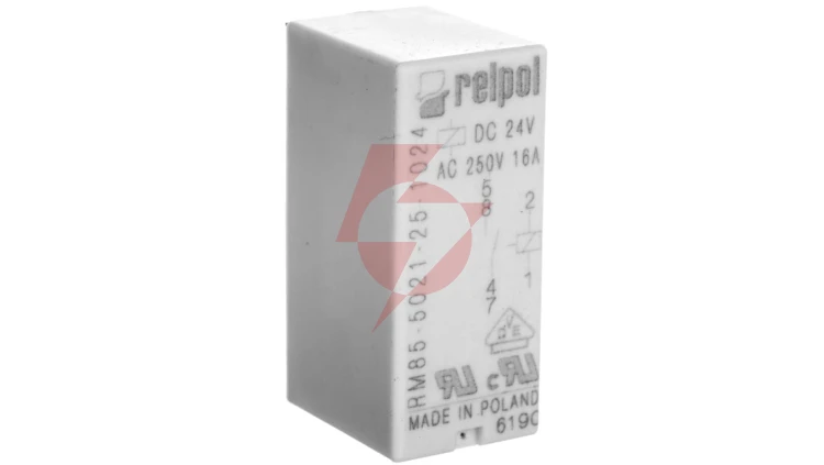 Przekaźnik miniaturowy 1Z 16A 24V DC PCB AgSnO2 RM85-5021-25-1024 855082