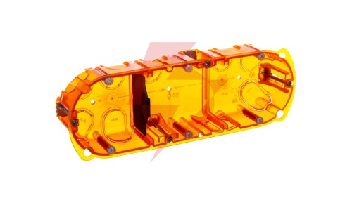 Puszka uniwersalna 214mm 72x40mm potrójna pomarańczowy Batibox 080103