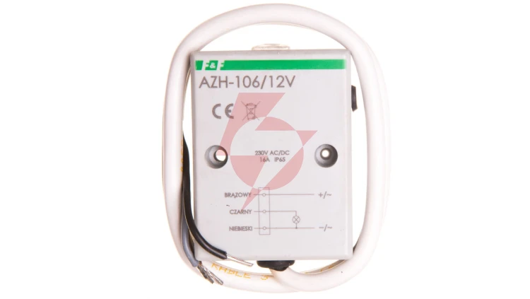 Automat zmierzchowy 16A 12V AC/DC 2-1000lx obudowa AZH-106-12V