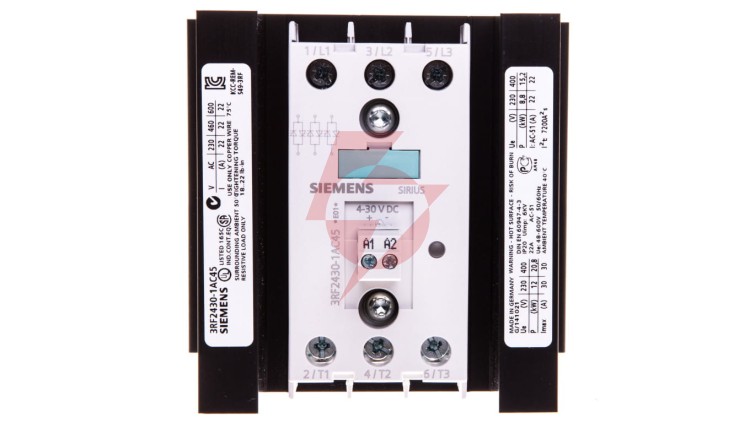 Stycznik półprzewodnikowy 30A 3P 4-30V DC 3RF24 3RF2430-1AC45