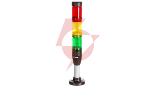Kolumna sygnalizacyjna 24V AC/DC światło stałe czerwona/żółta/zielona SL4-100-L-RYG-24LED 171296