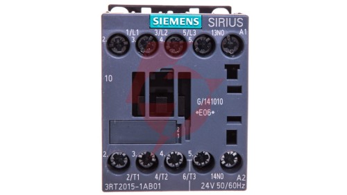 Stycznik mocy 7A 3P 24V AC 1Z 0R S00 3RT2015-1AB01